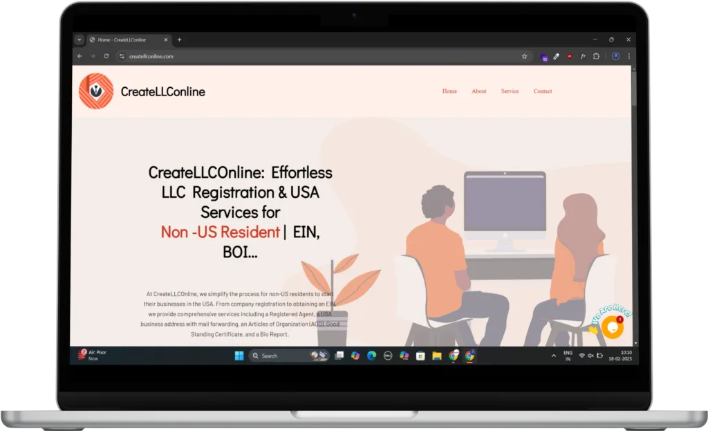 CreateLLC Online - Corporate Website